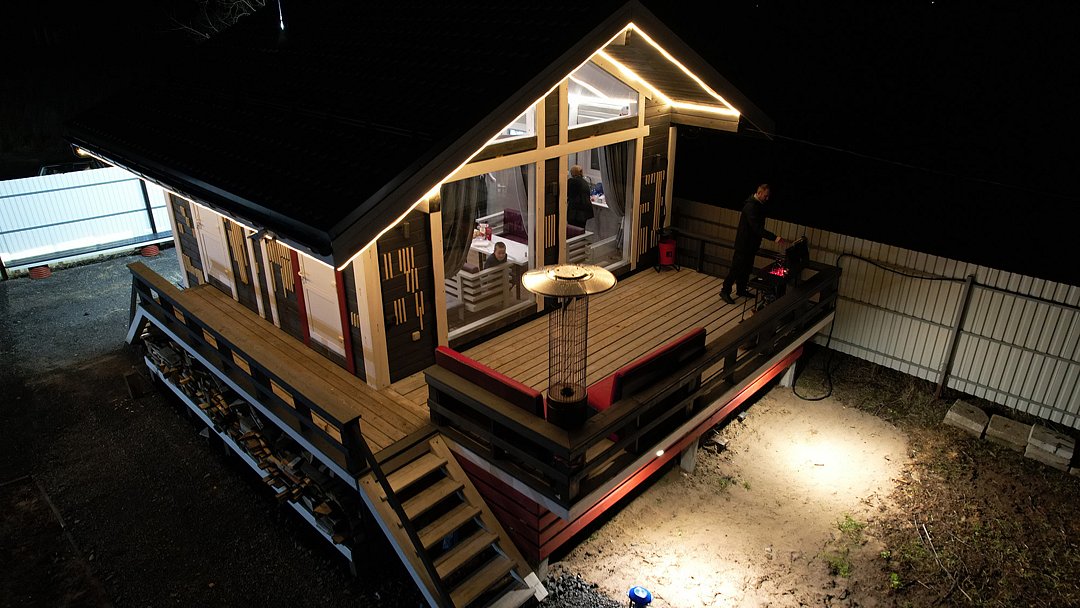 Дом 4-местный 1-комнатный