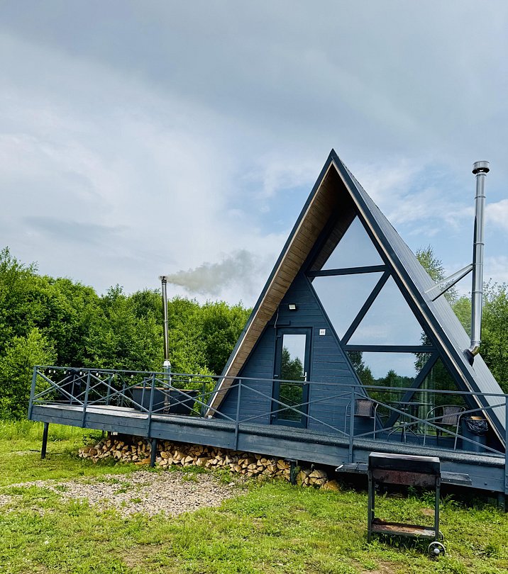 А-фрейм 4-местный (с чаном)