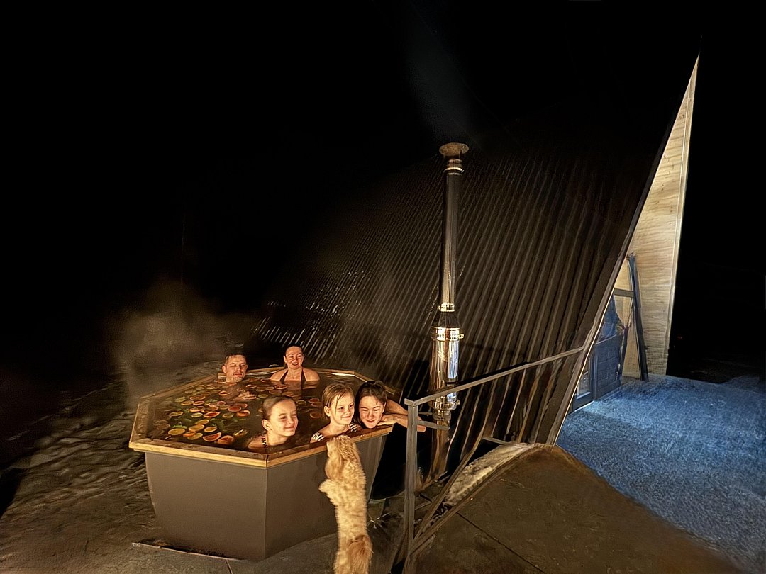 А-фрейм 4-местный (с чаном)