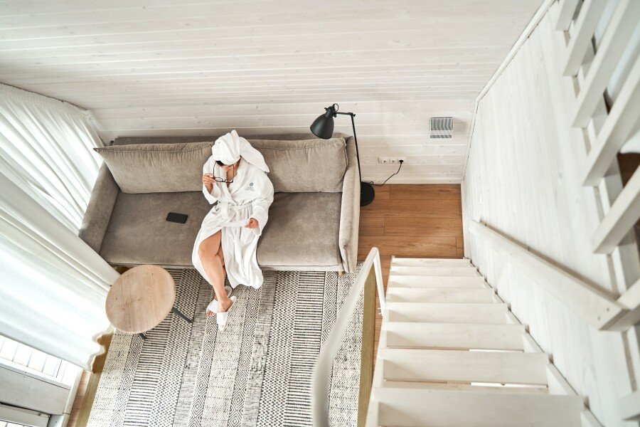 А-фрейм 2-местный 1-комнатный (Семейный)