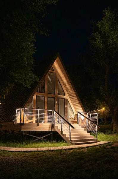 А-фрейм 2-местный 1-комнатный (Семейный)