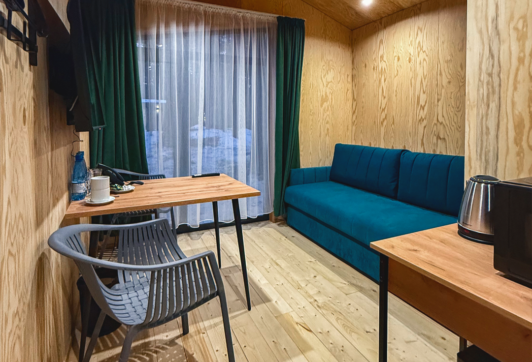 Домик Эко-дом 2-местный 2-комнатный (Спортивный и Дружный кварталы)