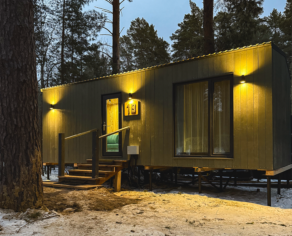 Домик Эко-дом 2-местный 2-комнатный (Спортивный и Дружный кварталы)