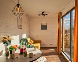 Двухместный коттедж двуспальная кровать, Частный дом Relax Bay, Можайский