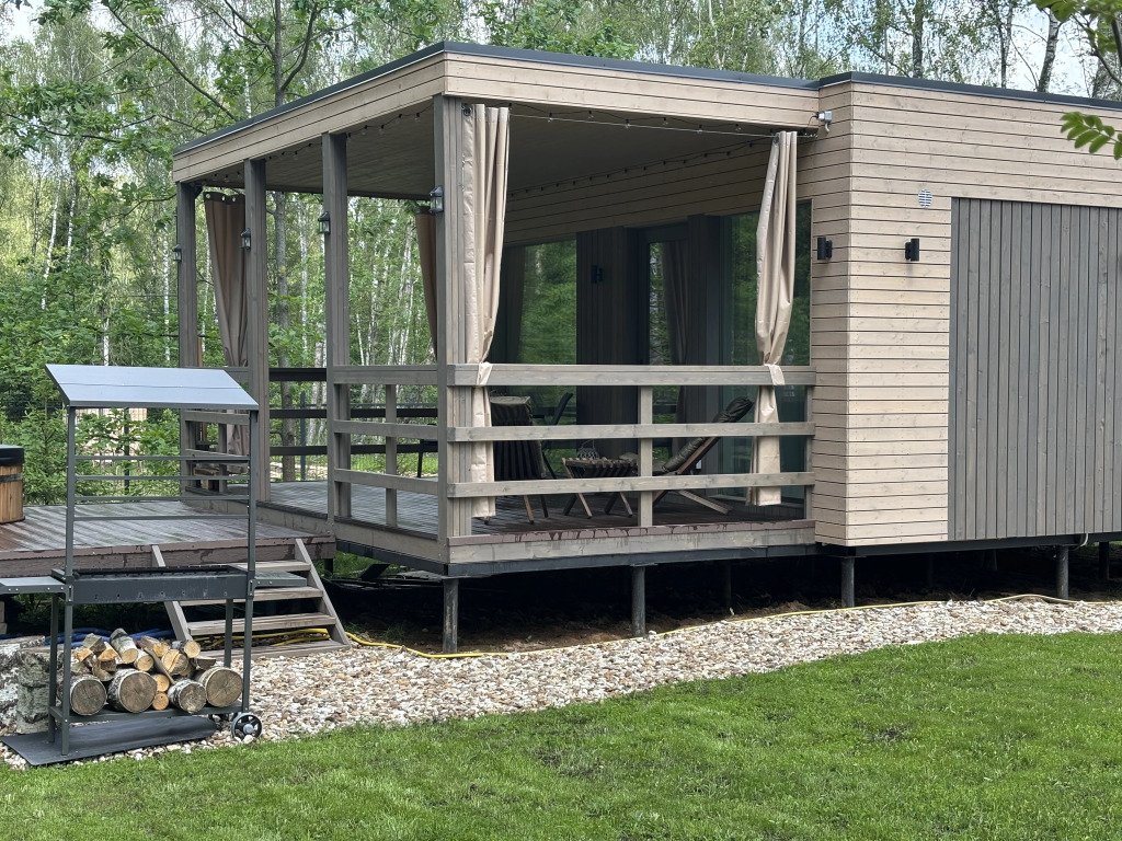 Частный дом с камином и потрясающим видом на лес, Московская область: фото 2