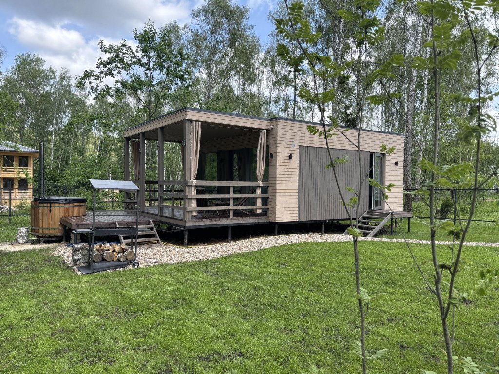 Частный дом с камином и потрясающим видом на лес, Московская область: фото 4