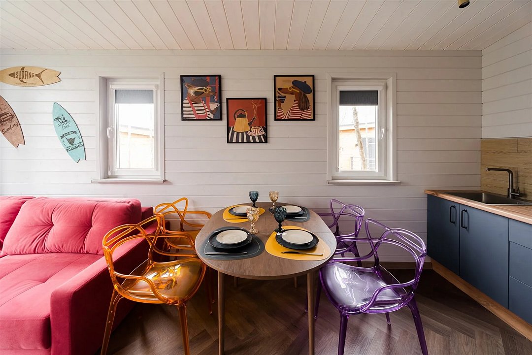 Дом 4-местный 2-комнатный (Барнхаус Эклектика 2)