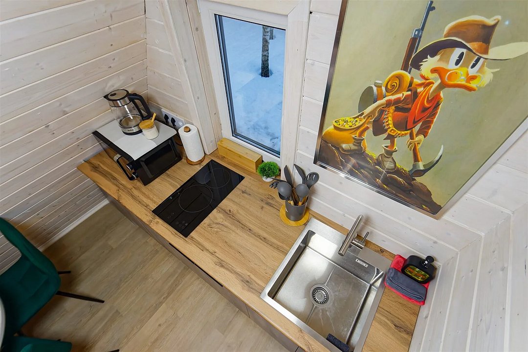 Дом 2-местный 1-комнатный (А-фрейм 1)