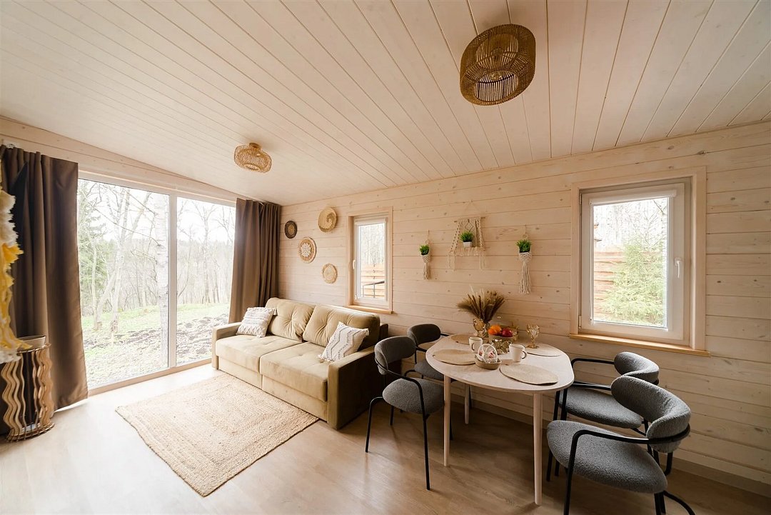 Дом 2-местный 1-комнатный (Барнхаус Бохо)