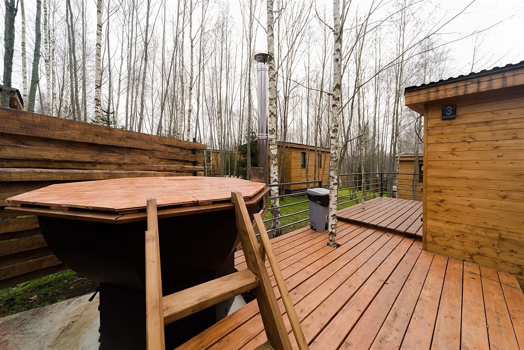 Дом 2-местный 1-комнатный (Барнхаус Бохо)