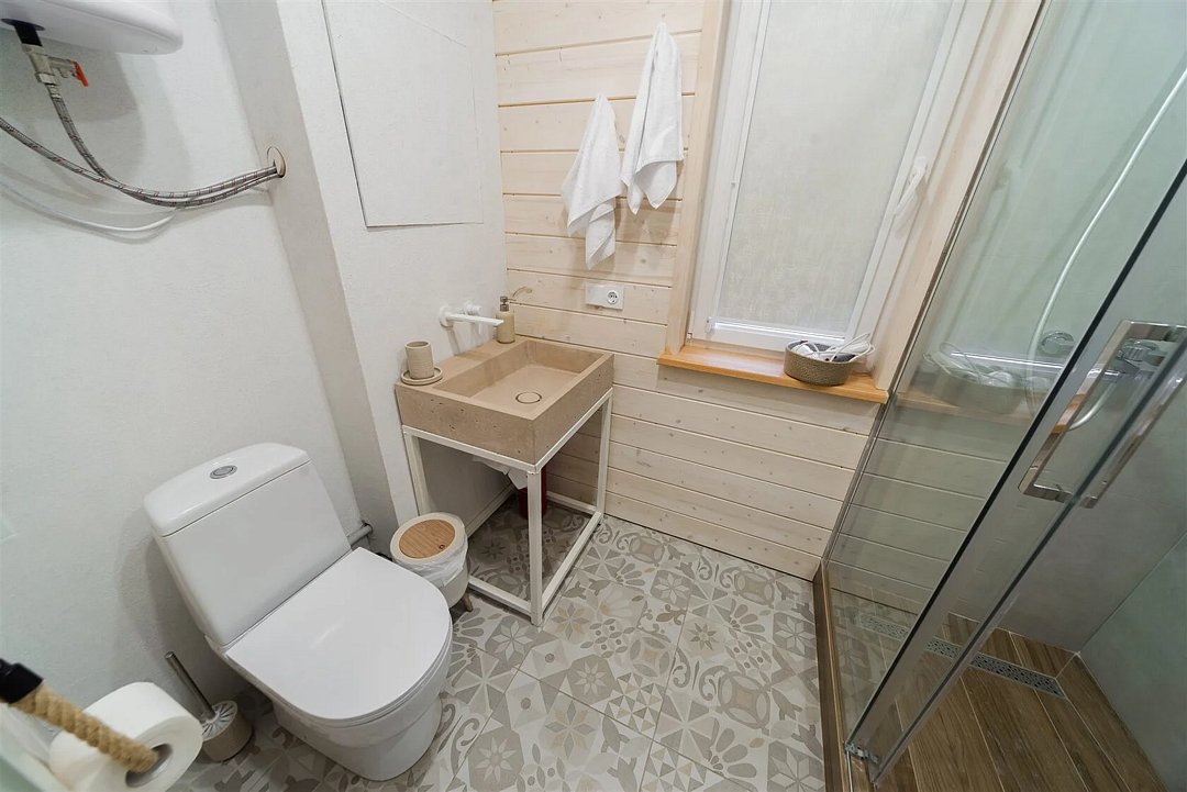 Дом 2-местный 1-комнатный (Барнхаус Бохо)