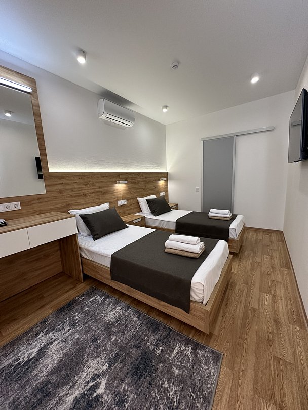 Стандартный 2-местный 1-комнатный (с раздельными кроватями)