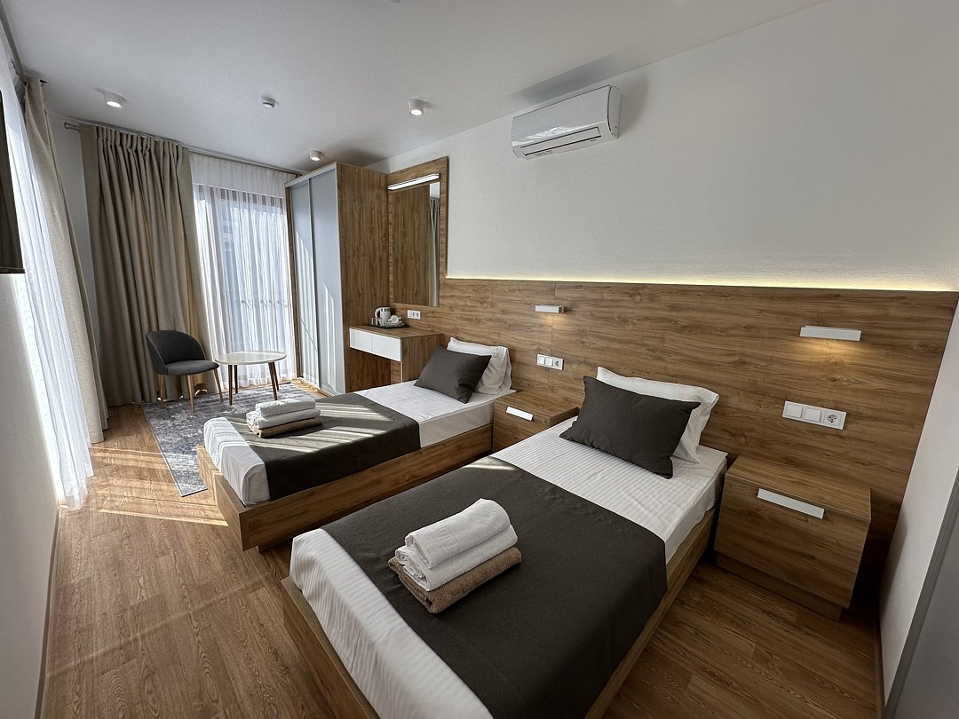 Стандартный 2-местный 1-комнатный (с раздельными кроватями)