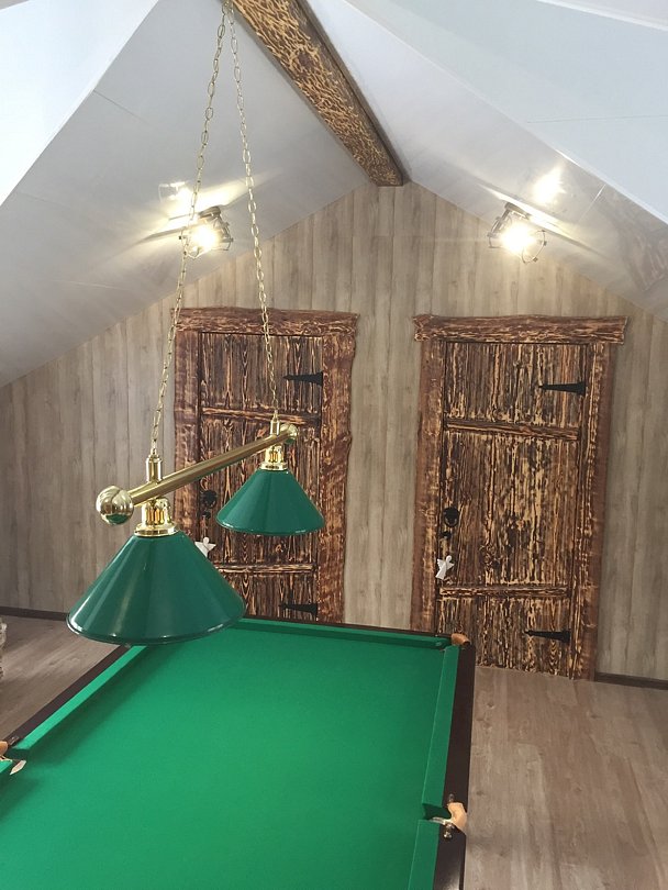 Дом 15-местный (№1, русская баня, бильярд, купель)