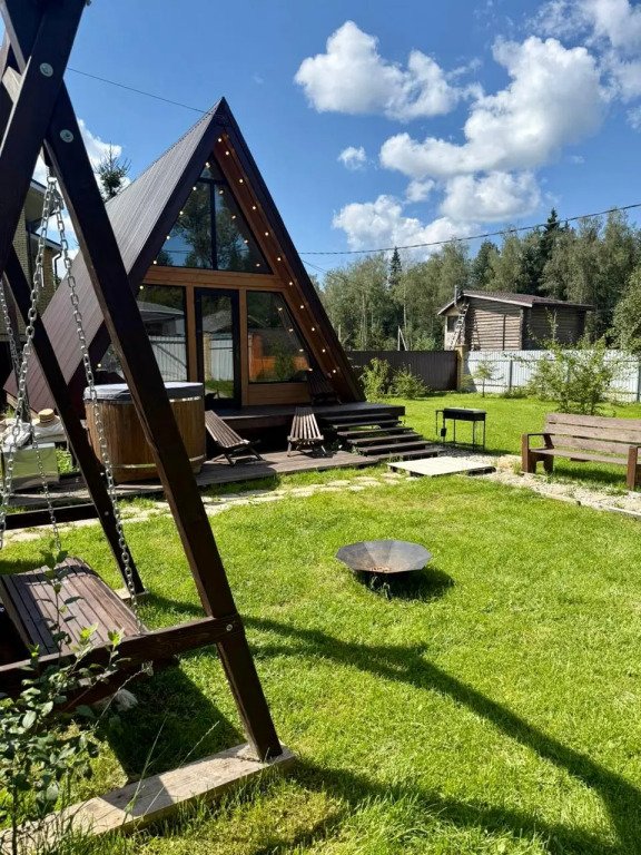 Частный дом А-фрейм, Московская область, Солнечногорский район 