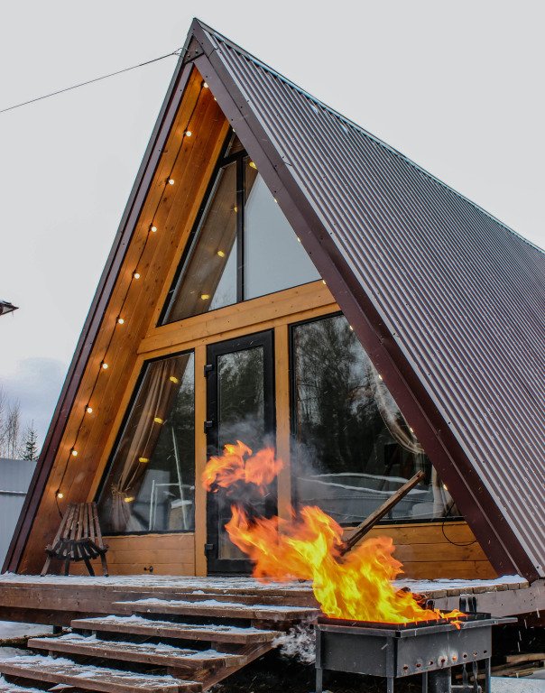 Частный дом А-фрейм, Московская область: фото 2