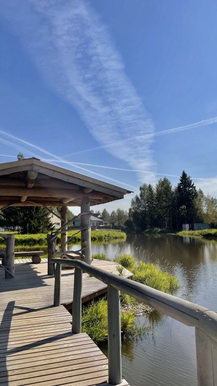 Частный дом в стиле Эко Фермерские Дачи, Московская область: фото 3