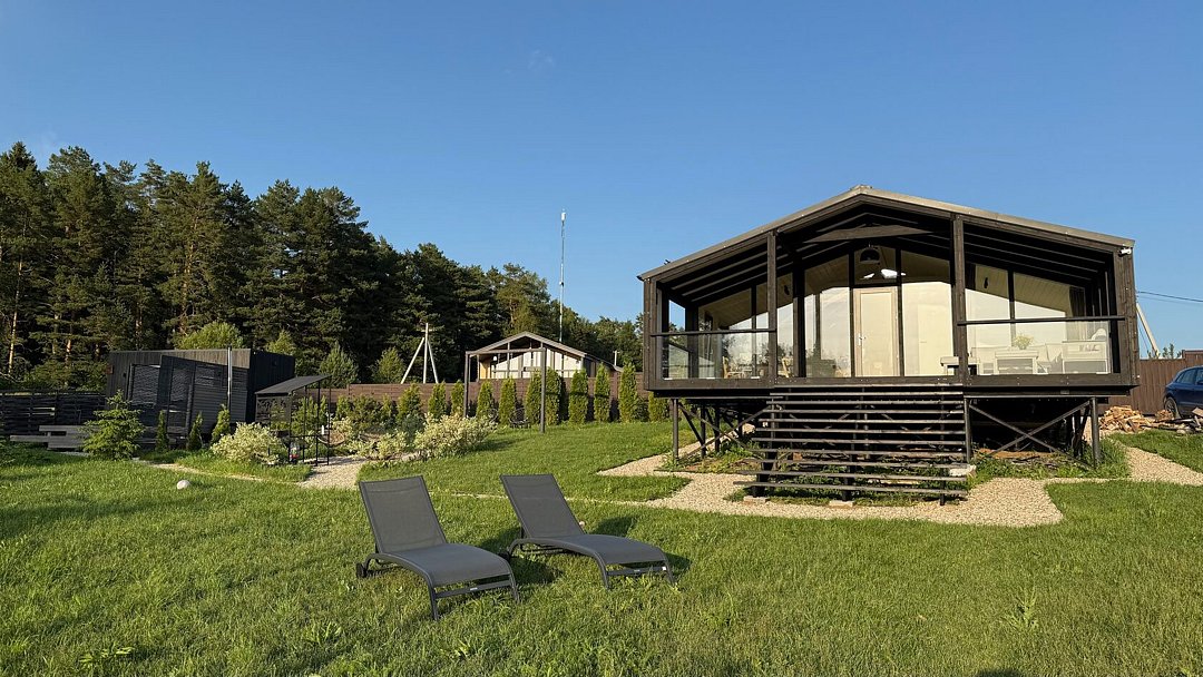 Кедр Видовой с панорамной сауной и чаном Лес_Озеро_Дом, Московская область: фото 4