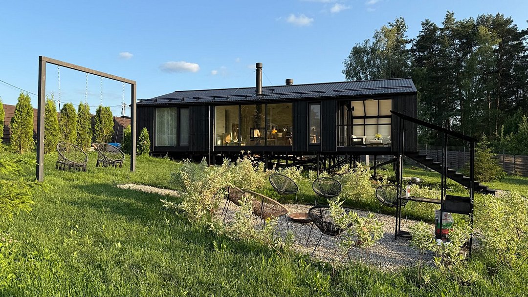 Кедр Видовой с панорамной сауной и чаном Лес_Озеро_Дом, Московская область: фото 3