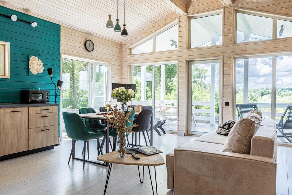 Видовой White с сауной и чаном Лес_Озеро_Дом, Московская область: фото 5