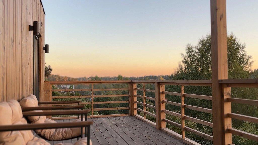 Частный Дом с Видом на Закат и Панорамной Баней, Московская область: фото 3