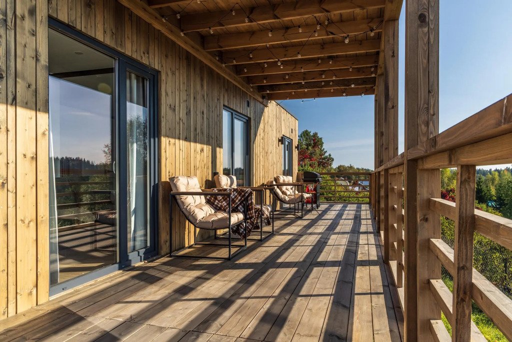 Частный Дом с Видом на Закат и Панорамной Баней, Московская область: фото 4