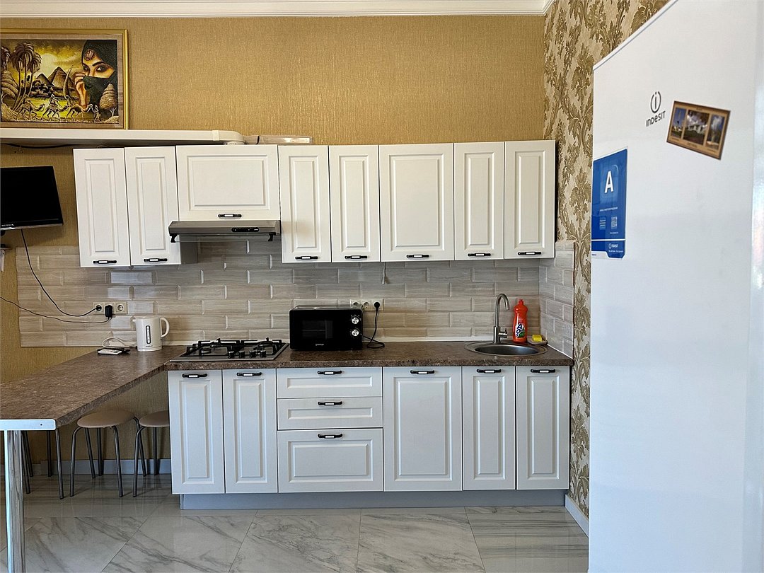 Апартаменты 4-местный 2-комнатный (с кухней, вид на море)