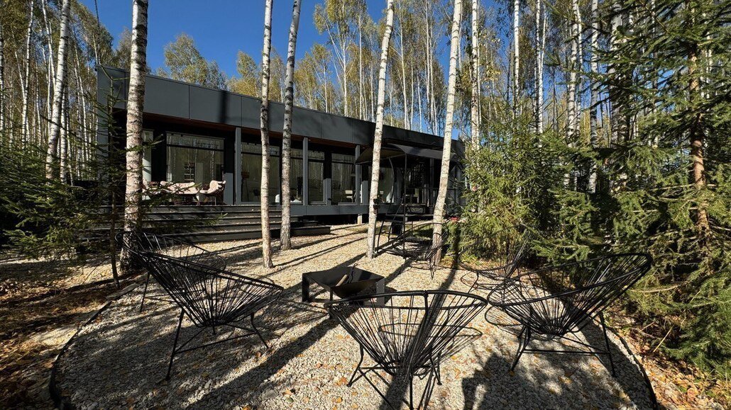 Дом Лесной с сауной и чаном Лес_Озеро_Дом, Московская область, Бекетово Ступинский район Ступино село Семеновское