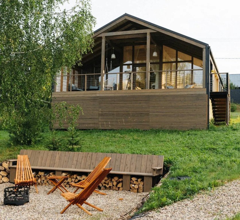 Частный дом DreamVille на Склоне с Чарующим Видом на Лес, Московская область, деревня Благовещенское Дмитровский район