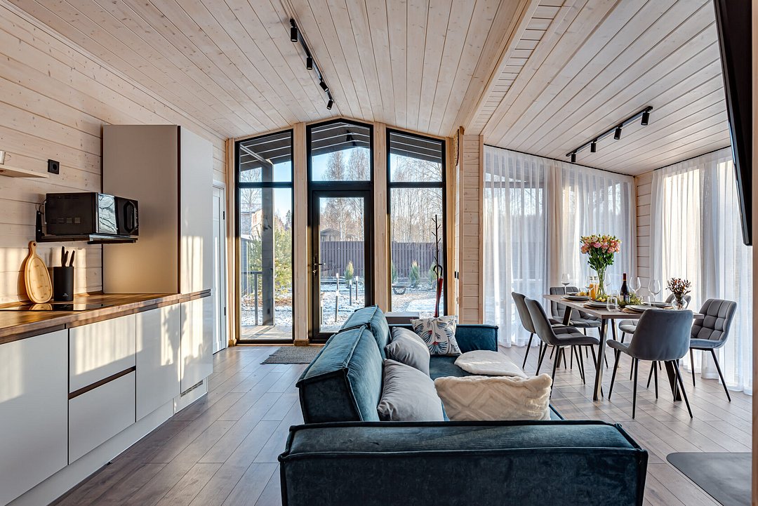 Шале с саунoй и камином Лес_Озеро_Дом, Московская область: фото 2