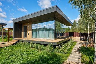 Дом Панорама Ривер 53 маленький Лес_Озеро_Дом