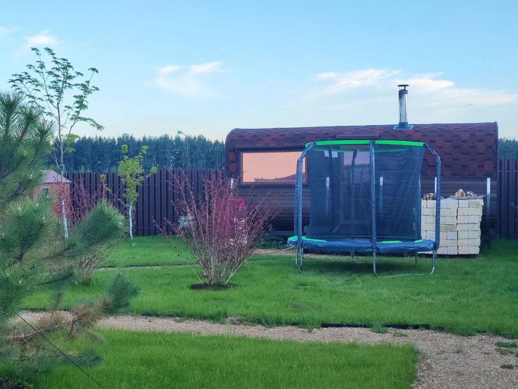 Частный дом с панорамными окнами с выходом на террасу и баней на дровах, Московская область: фото 5