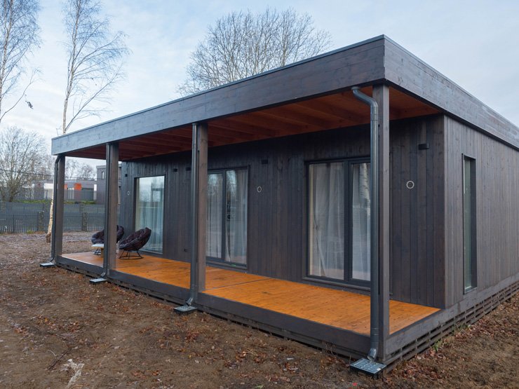 Коттедж 4-местный 2-комнатный (Ель)