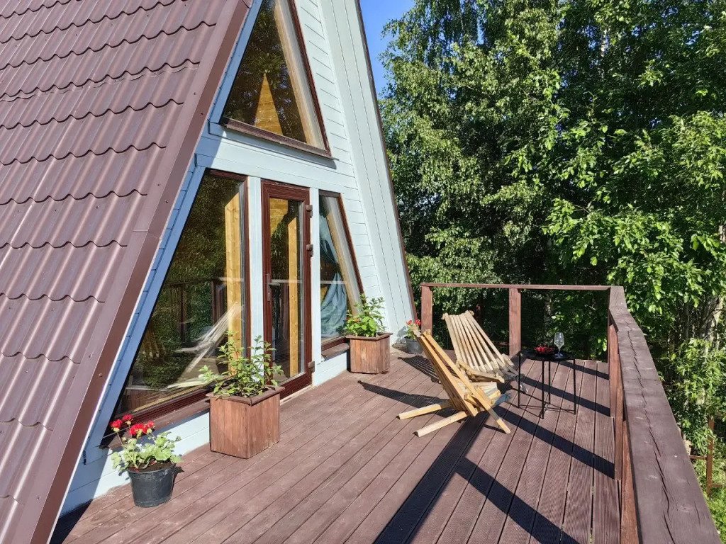 Частный дом A-frame с сауной у Игоры, Ленинградская область, Сосново 