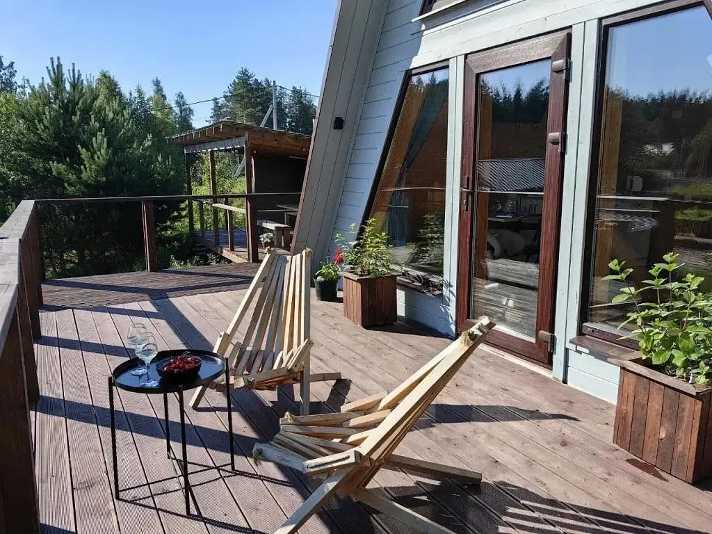 Частный дом A-frame с сауной у Игоры, Ленинградская область: фото 4