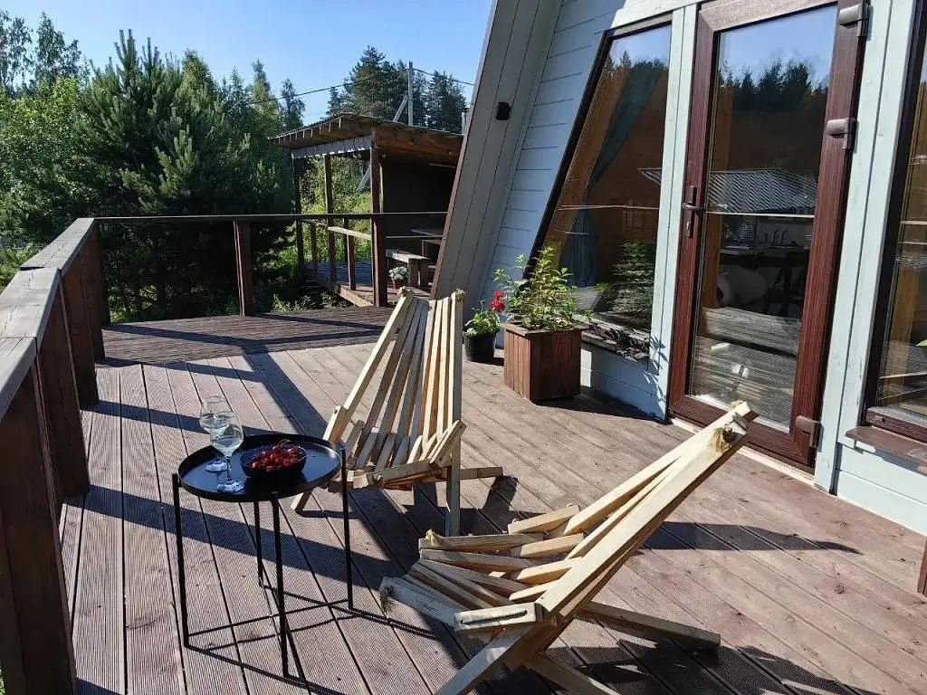 Частный дом A-frame с сауной у Игоры, Ленинградская область: фото 5