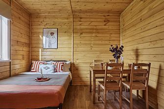 Частный дом GetFlat Уютный банный домик