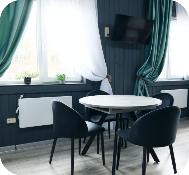 Коттедж 2-местный 2-комнатный (Мятный Лофт)