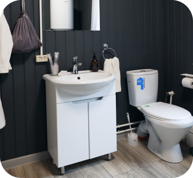 Коттедж 2-местный 2-комнатный (Мятный Лофт)