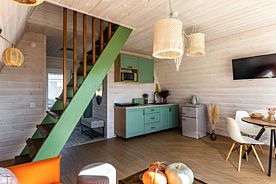 Коттедж с 2 комнатами, Частный дом Teplo house Сказка, деревня Васильево