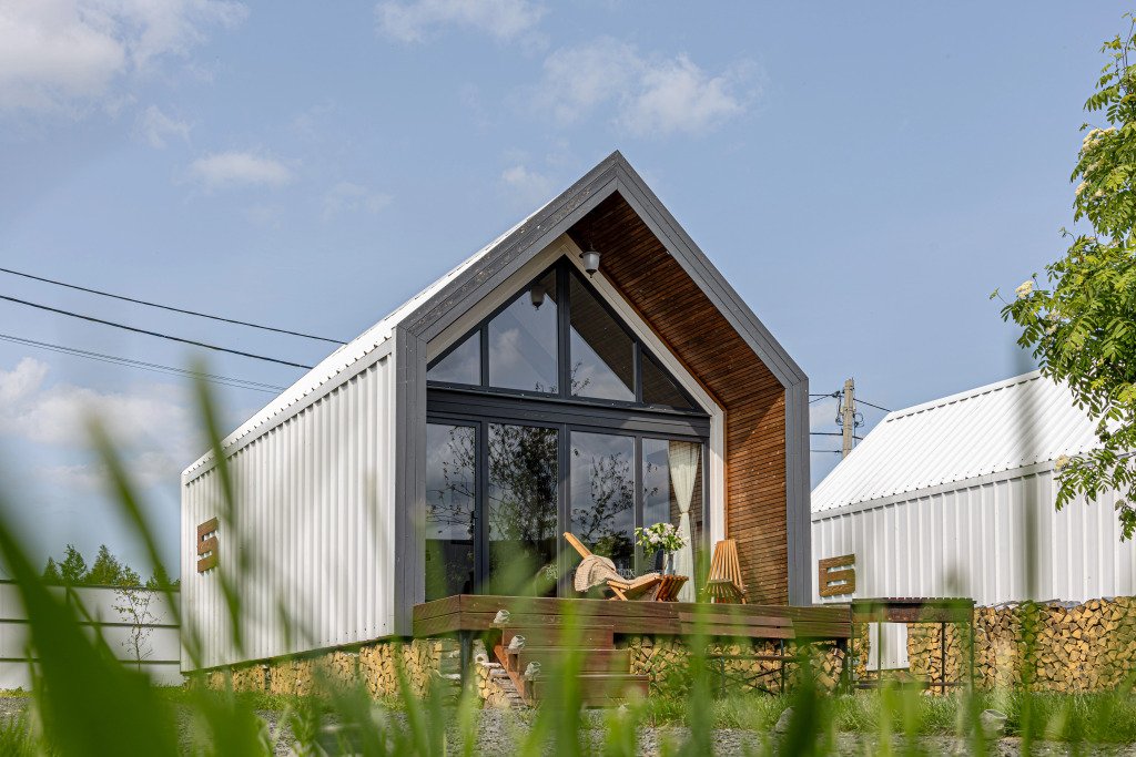 Частный дом Современный новый загородный, Ленинградская область, Ломоносовский район деревня Иннолово