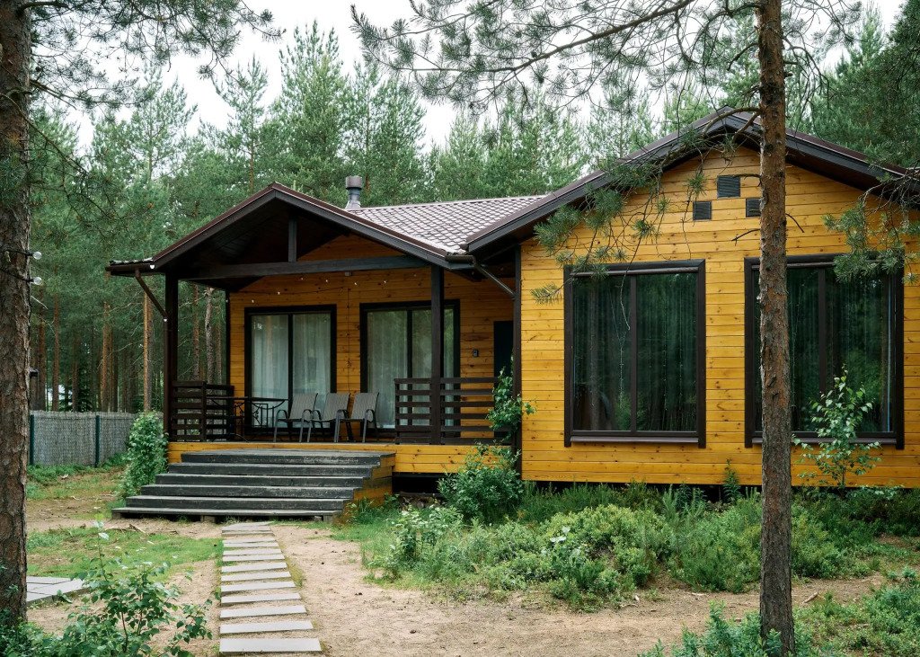 База отдыха Хижины СНТ Северная жемчужина, Всеволожский район, Ленинградская область