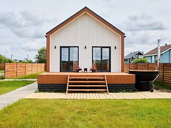 Частный дом с видом на бескрайние просторы