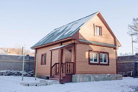 Двухместный коттедж Standard с 2 комнатами двуспальная кровать, Гостевой дом VGosti (ВГости), село Новоабзаково