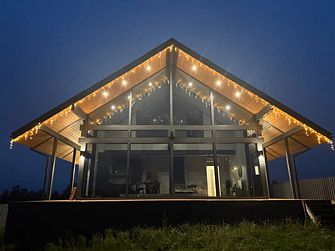 Частный дом Новый Уютный на Берегу Мичуринского Озера (Фахверк)