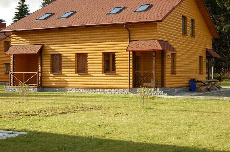 Вид на коттедж