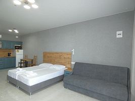 Апартаменты 2-местные 1-комнатные апартаменты, Гостевой комплекс Три тополя , Пицунда