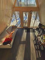 Шале с красивым видом из окна, Шале A-Frame, деревня Ууксу
