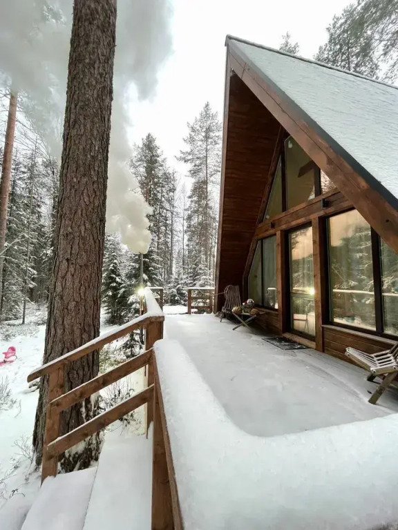 Частный дом Уютный дoм A-frame, Республика Карелия: фото 2