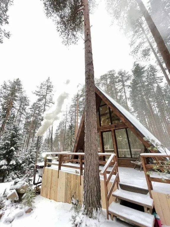 Частный дом Уютный дoм A-frame, Республика Карелия: фото 3